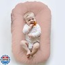 Ultra Soft Organic Muslin Baby Lounger Cover, Removable Loungers Slipcover Fit Newborn Baby Boys and Girls (Gentle Style)