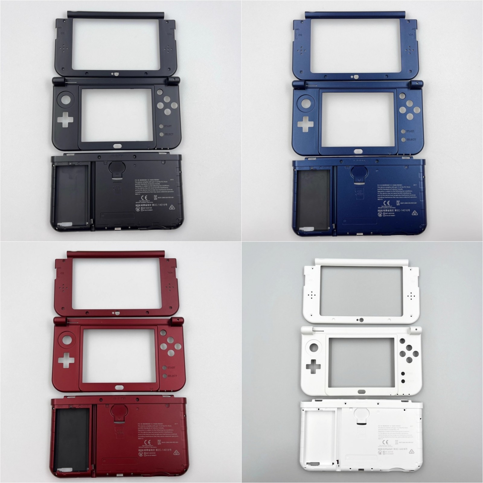 Replacement Housing Shell Cover B/C/D Plates for Nintendo