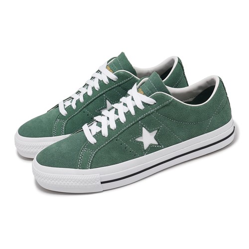 Converse One Star Pro Зелено-белые мужские повседневные туфли унисекс LfieStyle A07618C