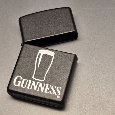 Zippo GUINNESS Black (nur HÜLLE) Leerhülle, OHNE Benzineinsatz (2.Wahl)