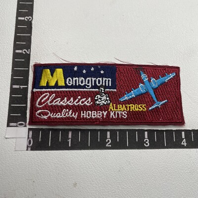 c 1990s MONOGRAM CLASSICS QUALITY HOBBY KITS ALBATROSS Airplane Patch 00X3