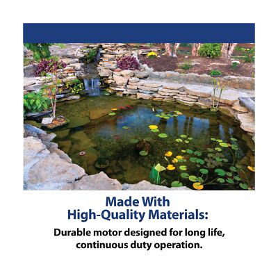 The Pond Guy RapidFlo Submersible Outdoor Water Pump, Perfect for Ponds, Wate...