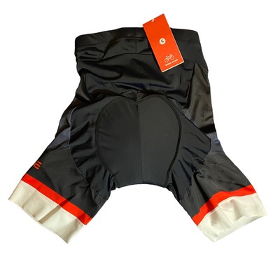 Vebe Sport Cycling Shorts Men s Small Thick Padded Compression Black Red White