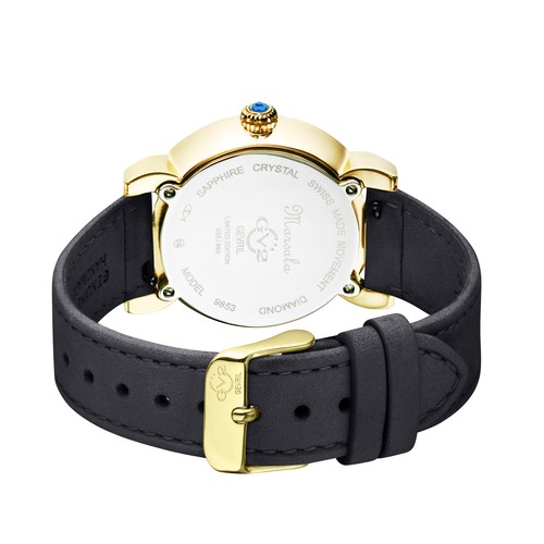 Pre-owned Gv2 By Gevril Women's 9851 Marsala Tortoise Mop Dial Diamond Swiss Quartz Watch