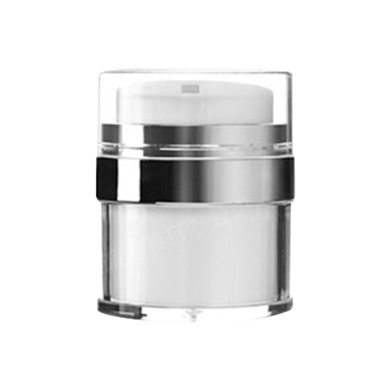 Airless Pump Jar Moisturizer Vacuum Bottle Refillable Travel Size Airless Pump