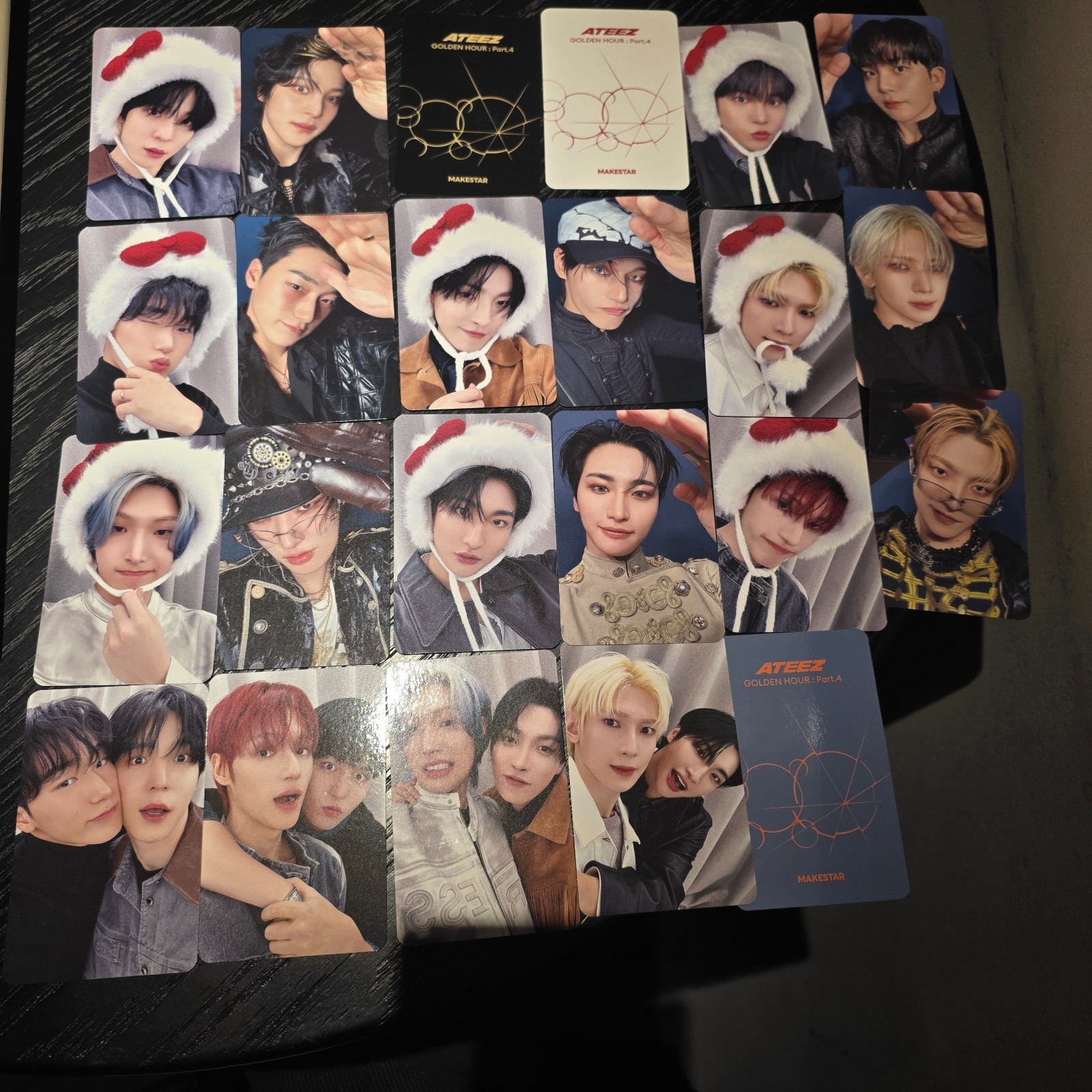 ATEEZ ateez golden hour 4 makestar ポラロイド ミンギ LUCKY DRAW