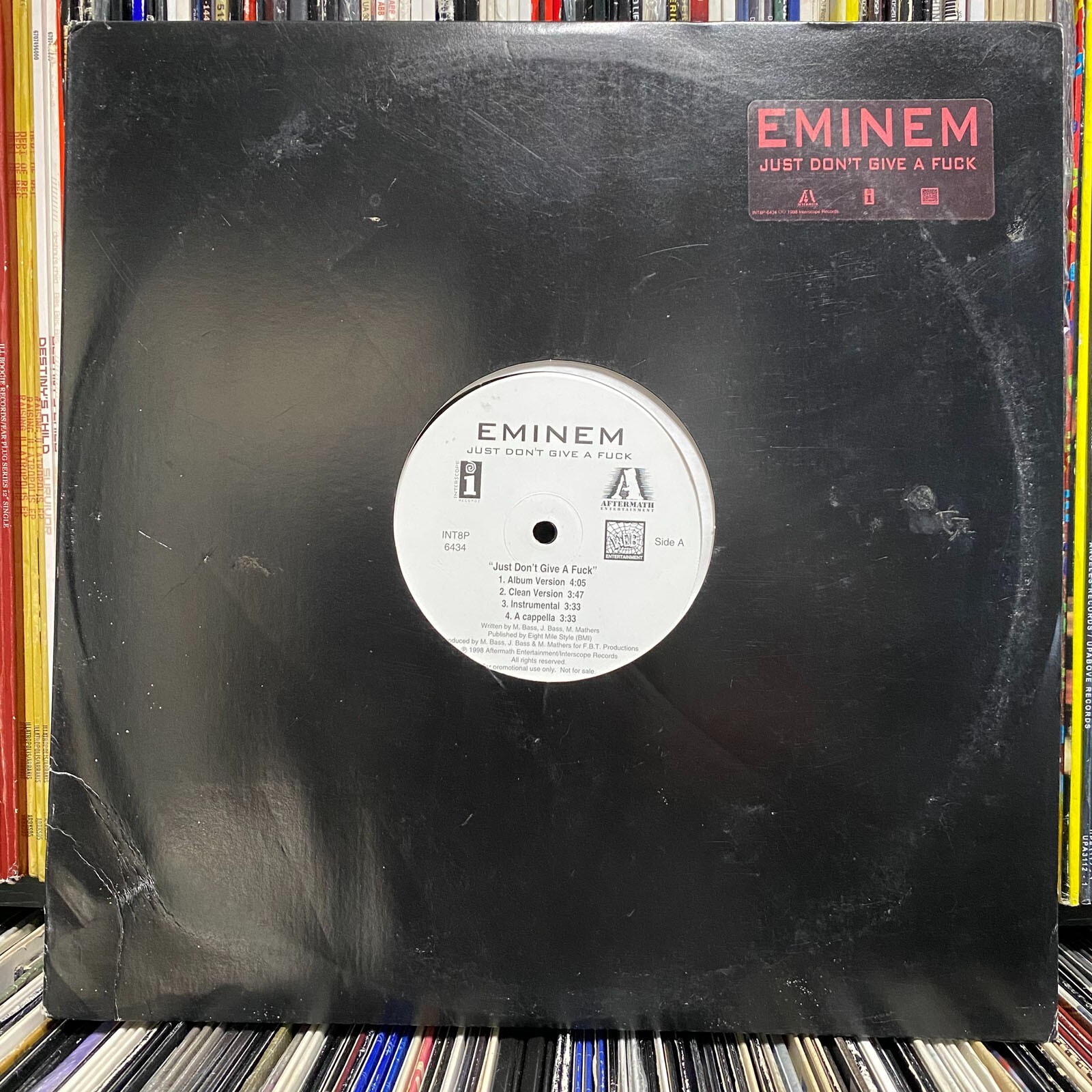 EMINEM - JUST DON'T GIVE A FUCK b/w BRAIN DAMAGE (12
