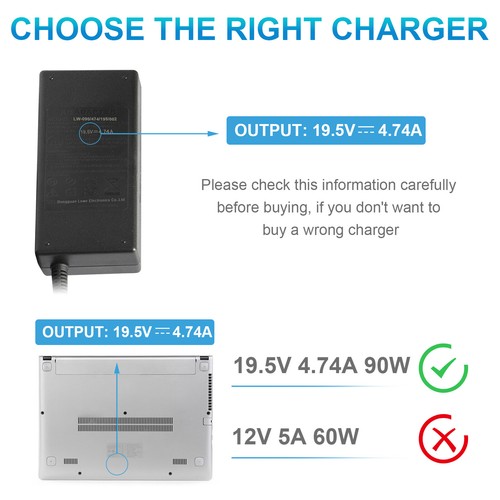 90W 19.5V 4.7A AC Adapter Charger for Sony Vaio Series Laptop Power Supply Cord