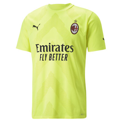 

Реплика мужской джерси AC Milan Goalkeeper с коротким рукавом PUMA, Yellow - yellow alert/black, Football