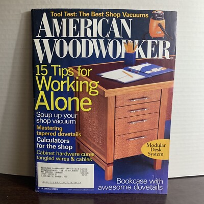 American Woodworker October 2005 15 Tips For Working Alone