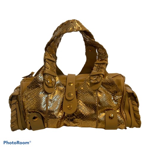$2,850 Large 18” Chloe Silverado Gold Metallic Python $2,850 Large 18” Chloe Silverado Gold Metallic Python