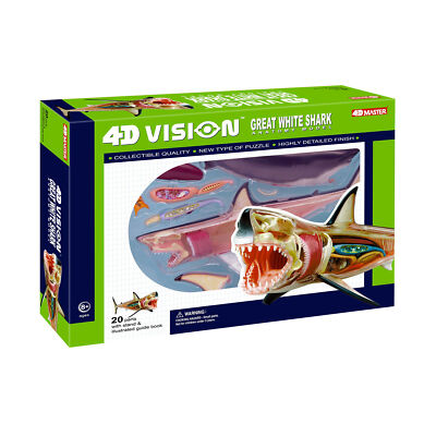 New - 4D Master 4D Vision Great White Shark Anatomy Model - Ages 8+ | 1 player