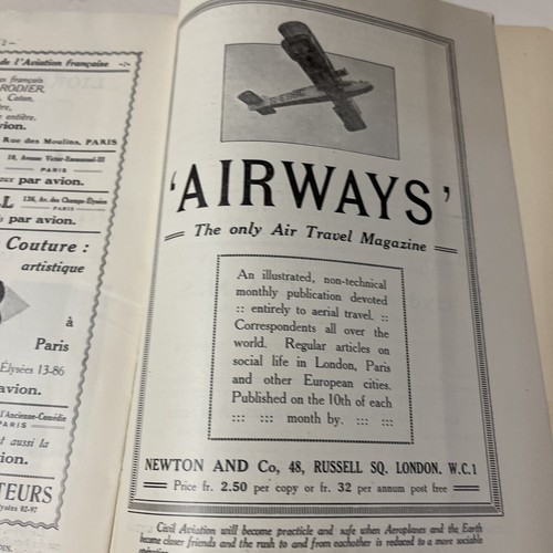1924 Imperial Air Union AIRLINE TIMETABLE &  Aviation Guide Book In One Rare!!