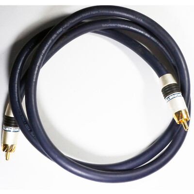 Monster Cable Interlink Digital DataLink IDL 100 1 Meter Coaxial Gold Plated Tip