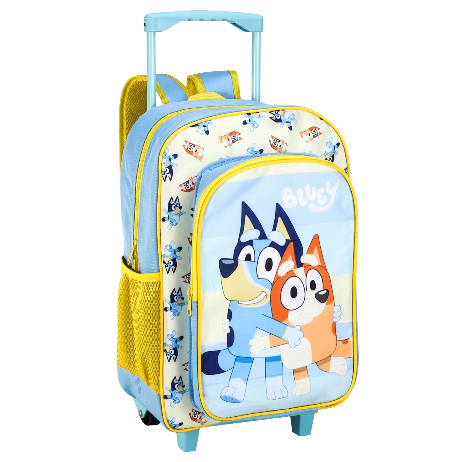 Bluey Wheeled Deluxe Trolley Backpack Cabin Luggage Boys