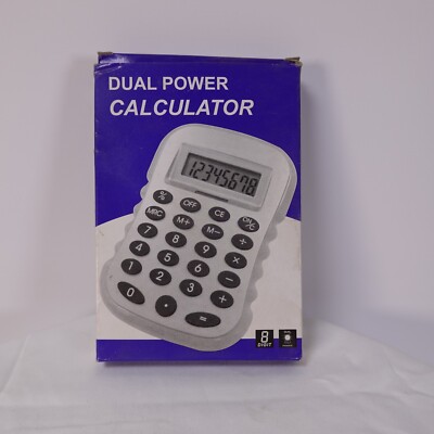Snap On Dual Power Calculator 8 Digit New