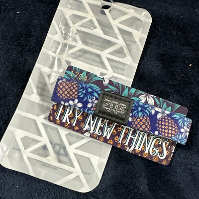 ZOX ~ Try New Things ~ wristband w/Card - Brand New
