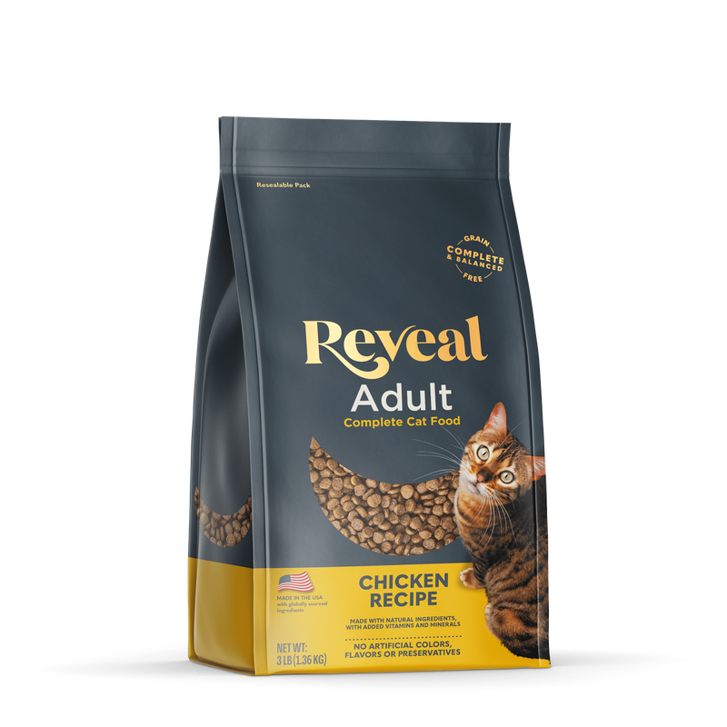 , Natural Dry Cat Food, Chicken Recipe, 3Lb Bag