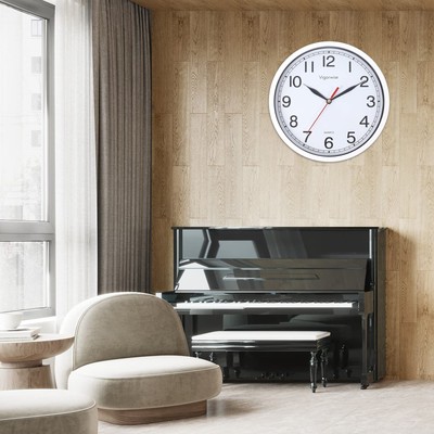 Wall Clock, 8 Inch Silent Sweep Movement Accurate Small Clocks Kitchen/Living...