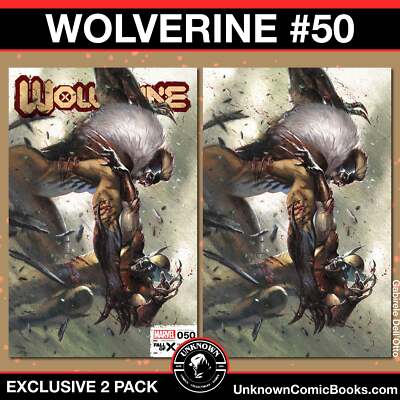 [2 Pack] Wolverine #50 Unknown Comics Gabriele Dell Otto Exclusive Var (05/29/20