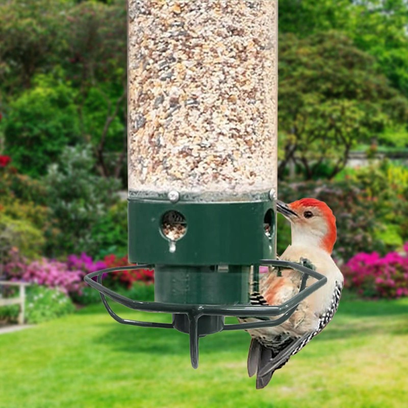 Pet Bird Feeder Pet Food Dispenser Outdoor Hanging Multiple Holes Bird Feeders