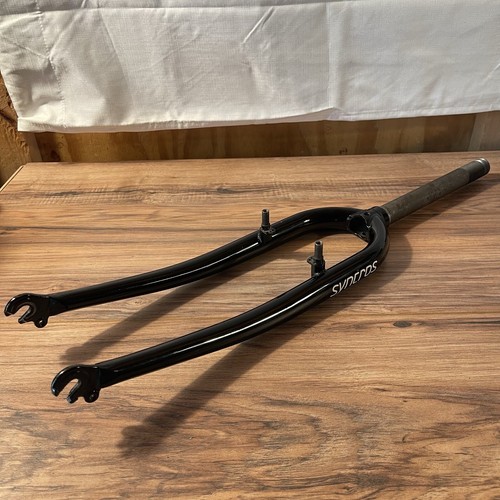 Vintage 1991 1-inch 1” Threaded Rigid MTB Fork 26 214 LONG Steerer 400AtoC 806g
