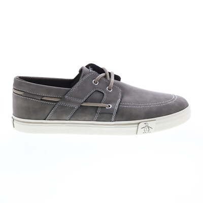 

Мужские серые лоферы и слипоны с кружевом Original Penguin Barrow Boat Мокасины, Серый, Original Penguin Barrow Boat Lace