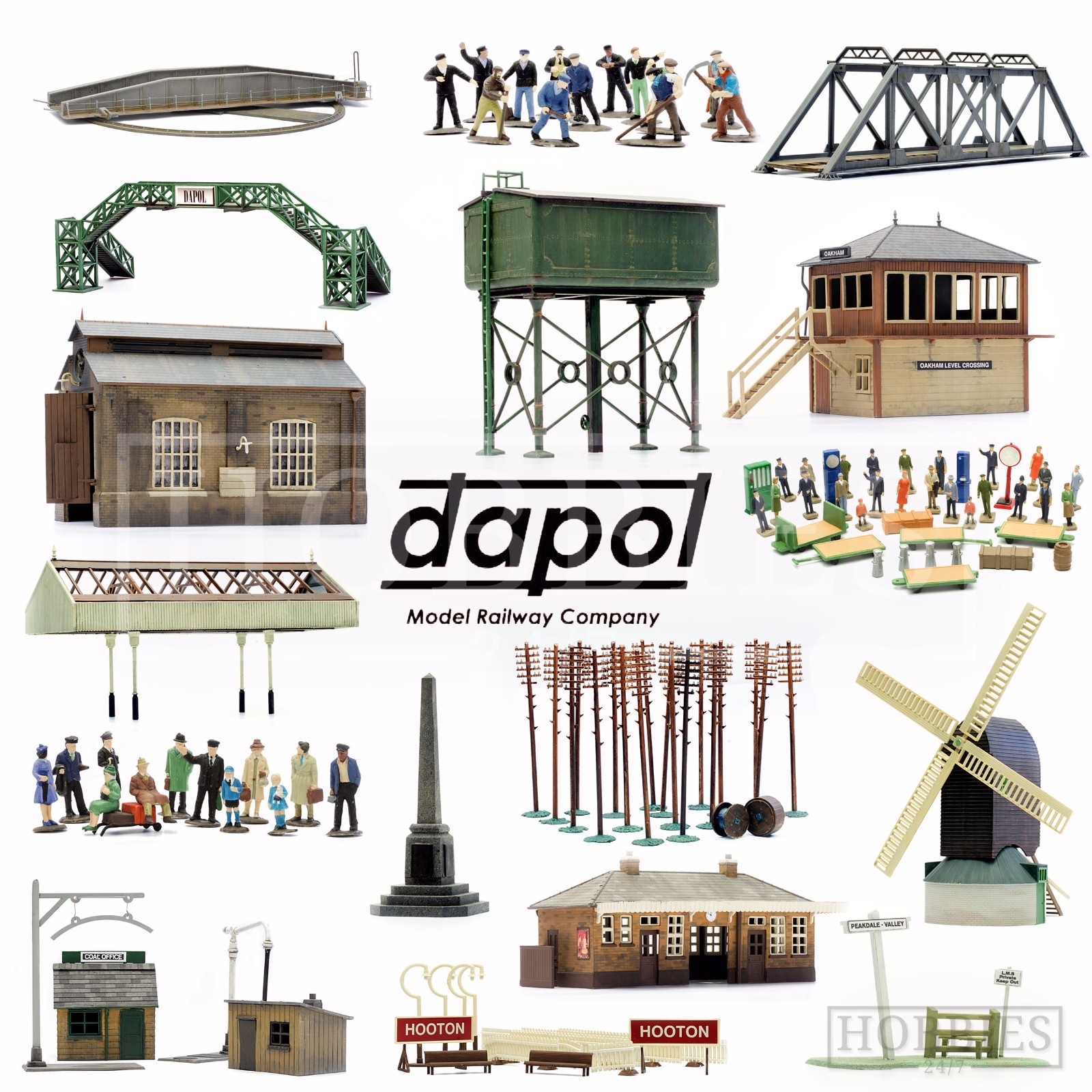 plastic model railway buildings