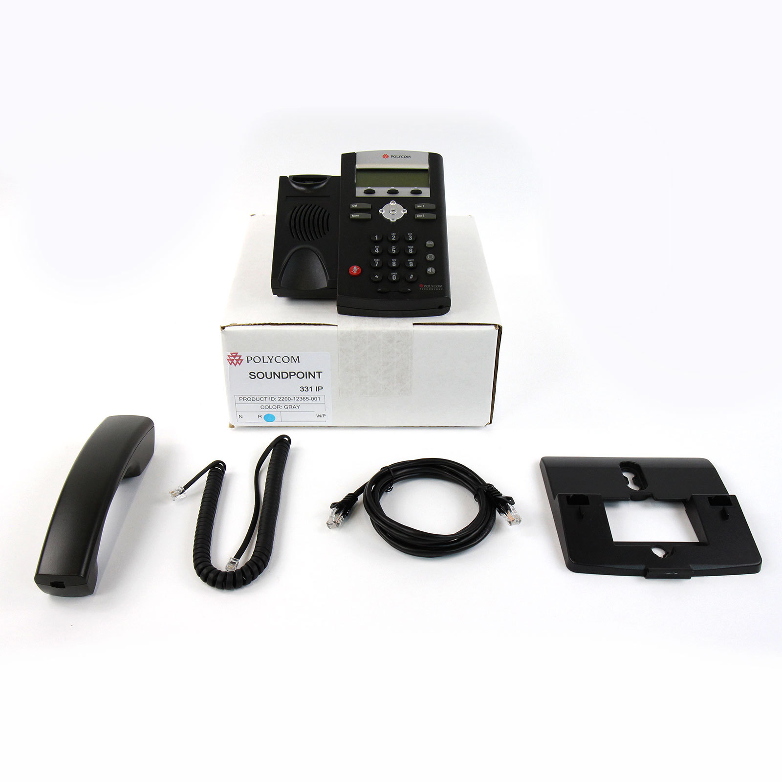 Business Office Industrial 10 X Polycom Sound Point Ip 335 Voip Business Phones Bulk In Black Reset Telephone Answering Systems