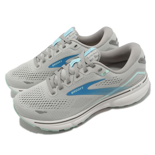 Женские кроссовки Brooks Ghost 15 Warren Buffett Grey Blue 1203801B-085