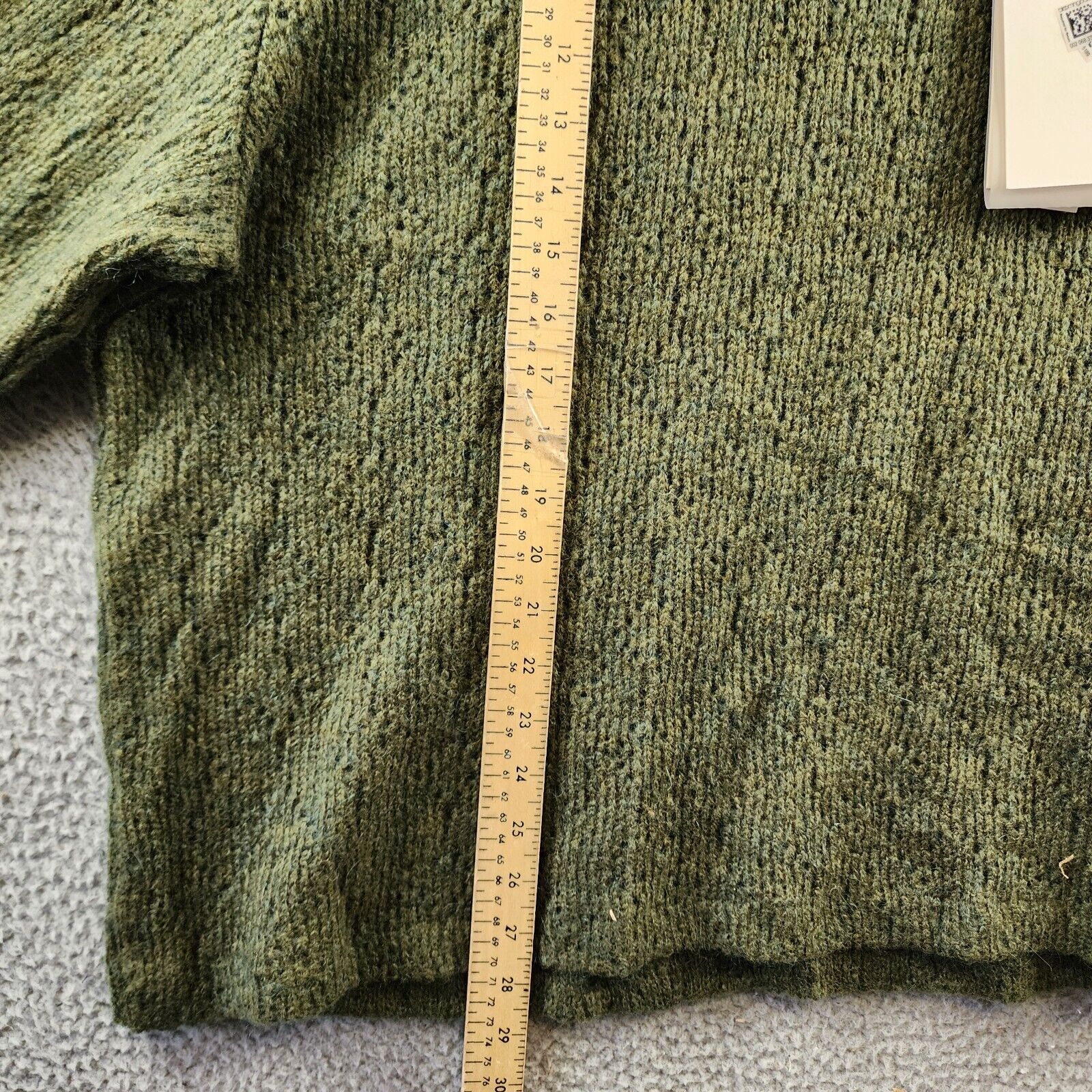 Our Legacy Double Lock Wool U Neck Sweater Men's 52 IT / XL Our Legacy Double Lock Wool U Neck Sweater Men's 52 IT / XL