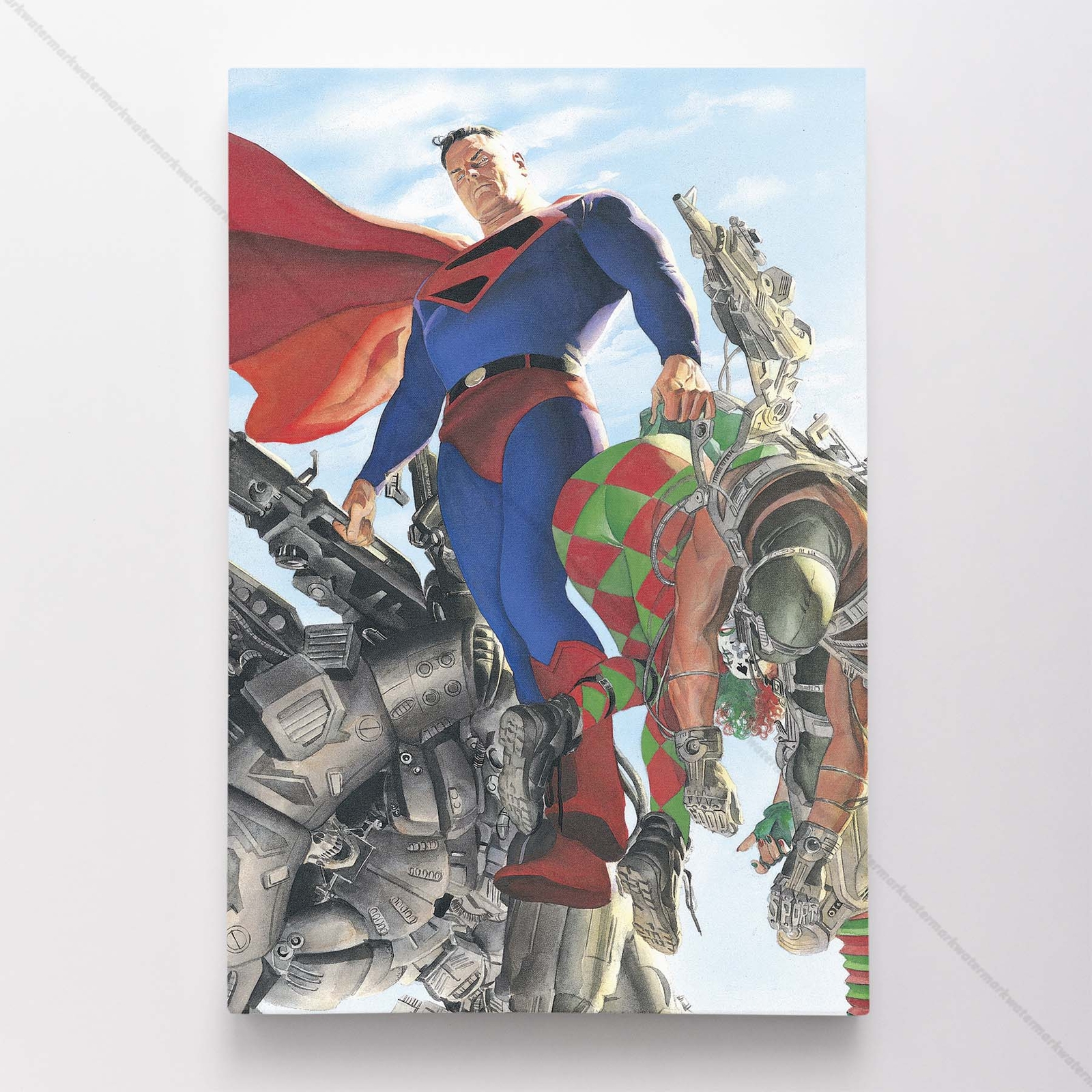 Superman Alex Ross Poster Canvas Kingdome Come Comic Book Cover Art DC Print #55