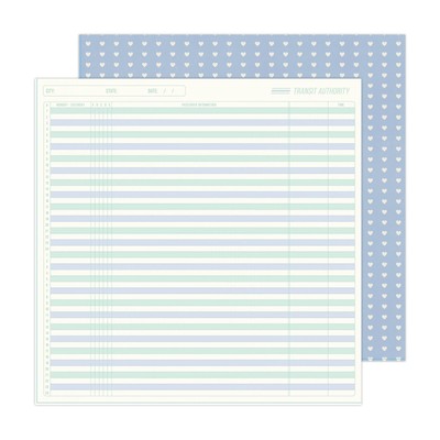 25 Pack Maggie Holmes Round Trip Double-Sided Cardstock 12''X12''-Documented MHRT1