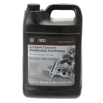 NEW OEM VW Volkswagen G12evo Engine Pre Mix Pink Coolant Antifreeze 1 Gallon