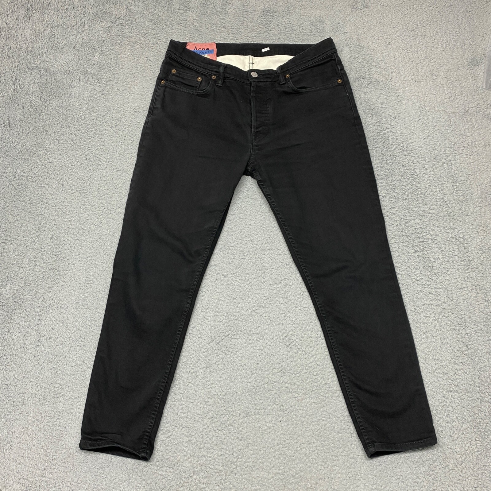 Acne Studios Blå Konst Gジャン Acne Studios Jeans Mens 31 Black Bla Konst Stockholm