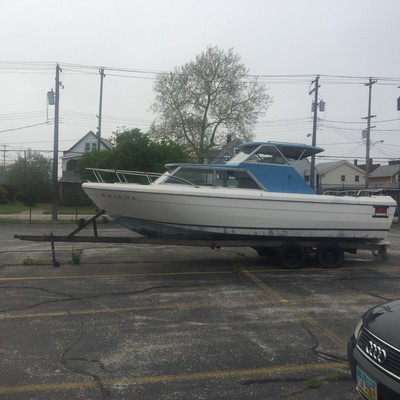 1974 Bayliner boat 24 feet and trailer no reserve!