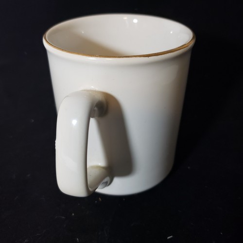 1976 Coffee Mug  Who Has Seen The Wind Promotional Gold Trim Vintage Tea