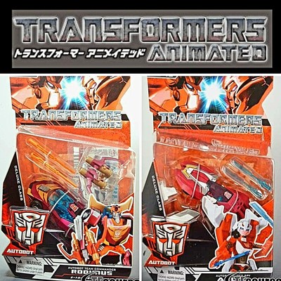 TAKARATOMY TRANSFORMERS ANIMATED TA-33 RODIMUS & TA-12 ARCEE