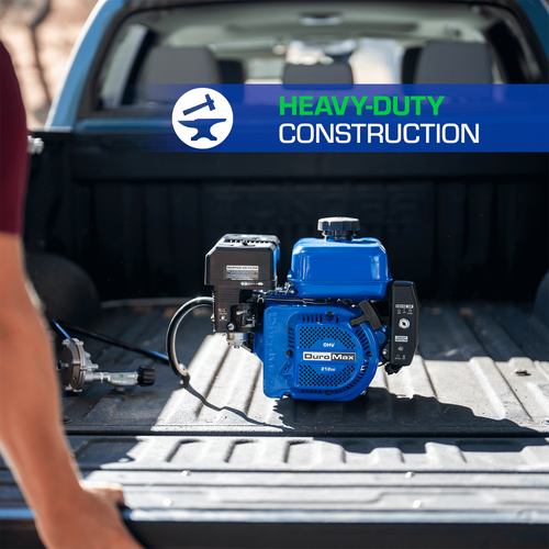 DuroMax XP7HPX 212cc 3/4" Shaft Recoil Start Horizontal Dual Fuel Engine