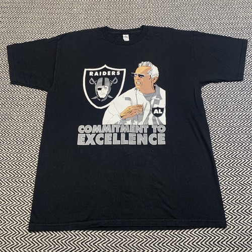 Y2K Oakland Las Vegas Raiders Al Davis NFL Memorial Shirt