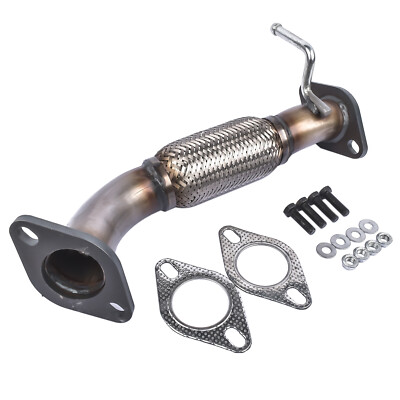 Exhaust Front Flex Pipe for 11-15 Sonata Optima 2.4L Without Oxygen Sensor Ports