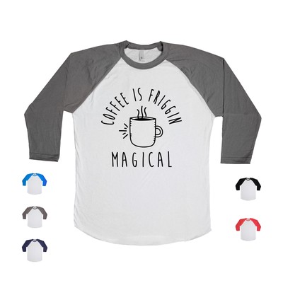 Coffee Is Friggin Magical caffeine lover mug cup Baseball Long Sleeve T Shirt