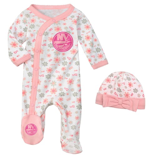 Лучший комбинезон и шапка Outerstuff NHL Newborn New York Islanders Sundays