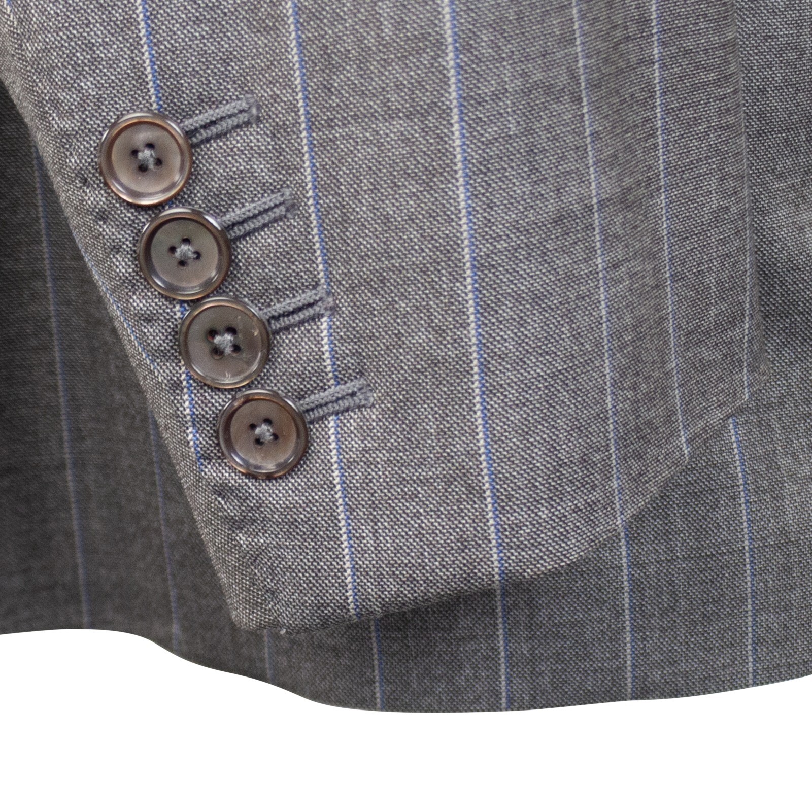 Pre-owned Caruso Light Grey Wool Double Breasted Blazer Size 50 $1395 In Gray