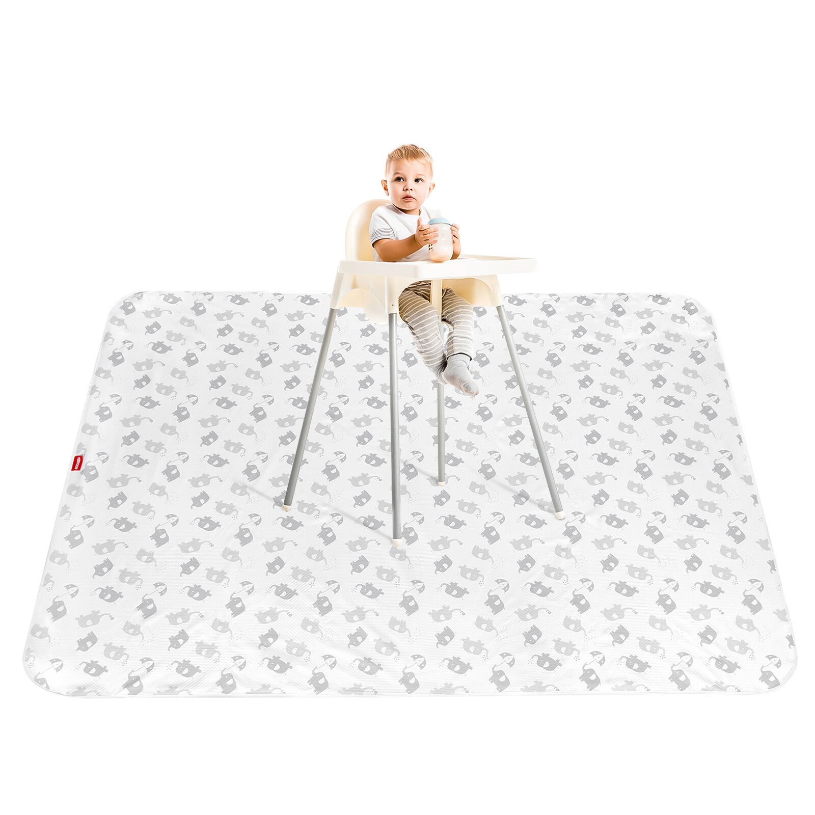 Large Splat Mat For Under High Chair/Arts/Craft/Picnic/Play Waterpro