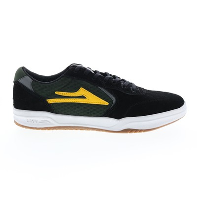 Lakai Atlantic MS4210082B00 Мужские черные замшевые кроссовки, вдохновленные скейтбордом