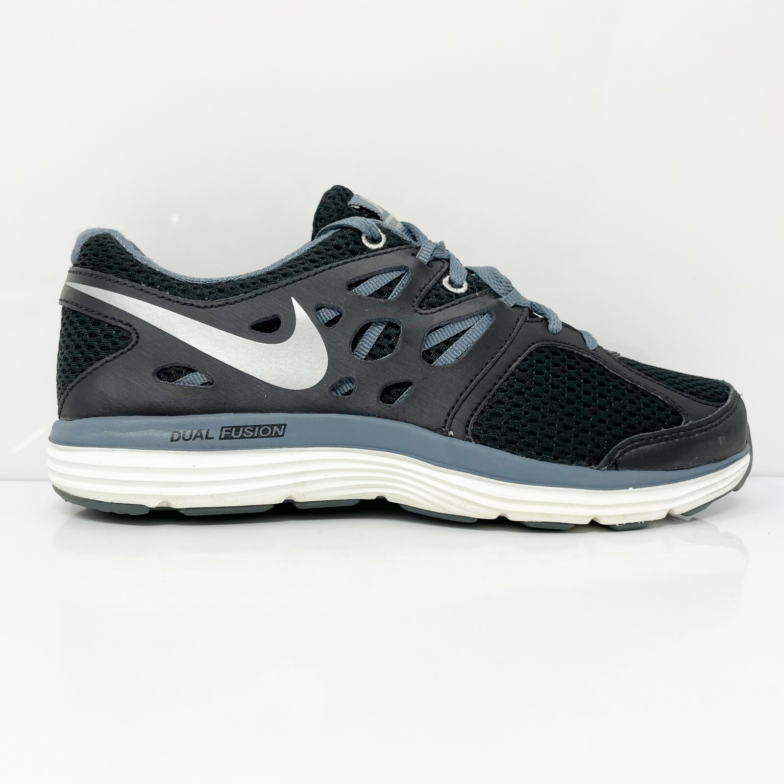 

Nike Womens Dual Fusion Lite 599560-003 Черные кроссовки для бега, размер 5, Черный, Dual Fusion Lite