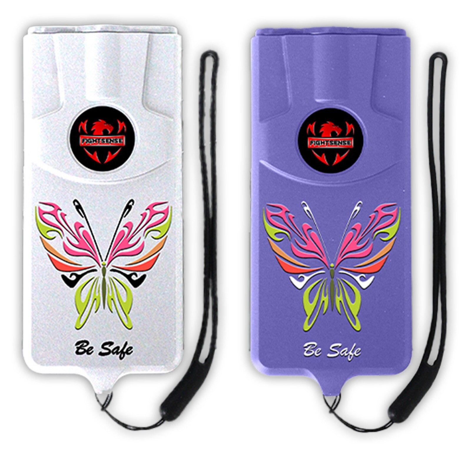 FIGHTSENSE Rechargeable Mini Stun Gun – Compact & Powerful Self-Defense 2PC