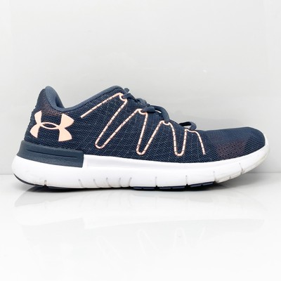 

Under Armour Womens Thrill 3 1295770-962 Синие кроссовки для бега Размер 7.5, Синий, Thrill 3