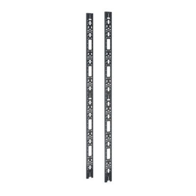 APC - AR7502 - NetShelter Cable Lacing Bars, Vertical, Black, 75.98 H x 4.61 W